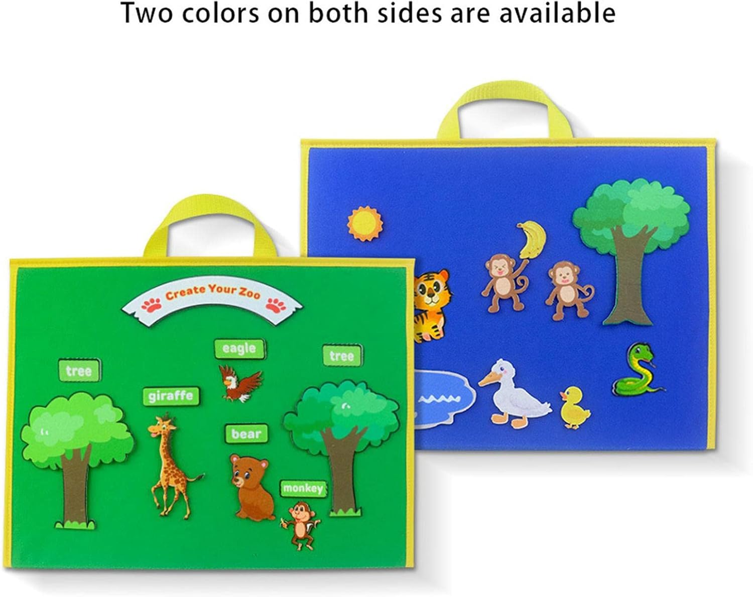 fieltro para aula, tablas enseñanza plegables doble cara, historias para preescolar, Montessori Education Storytelling Naixue