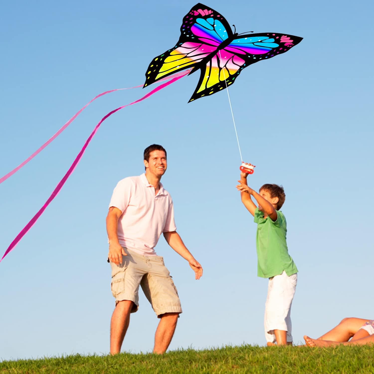 Cerf-volant papillon pour enfants