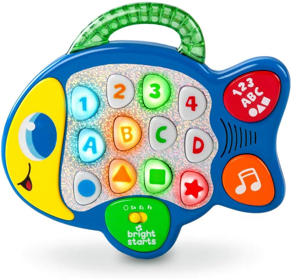 Fidtoy Activity Fish Toy with Lights Music and Learning Modes
