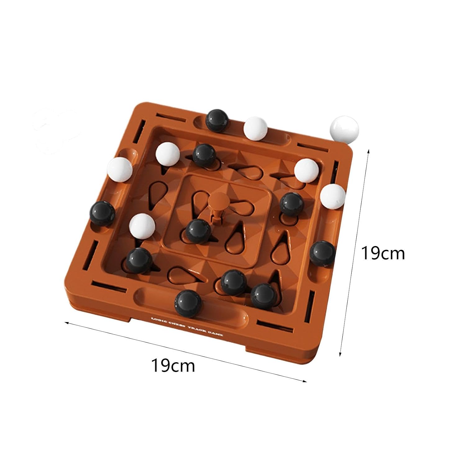 Juego de Mesa de Estrategia de Ajedrez con Canicas Lógicas - 08A
