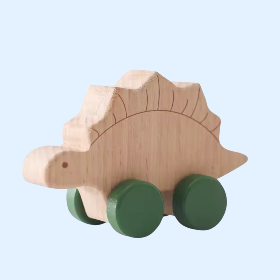 Fidtoy Wooden Wonder Wheels First Car Toy for Toddlers Montessori Learning