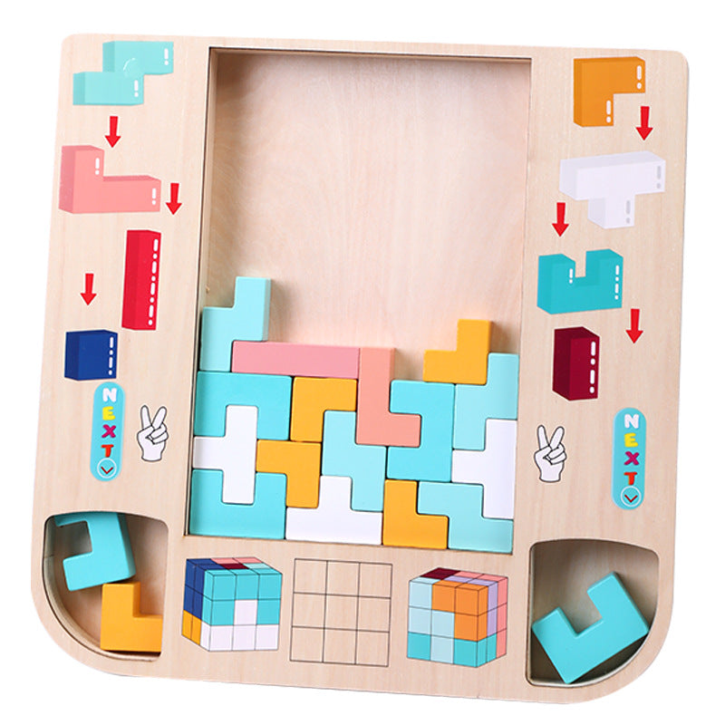 Magic Cube Tablero de Rompecabezas 2 en 1