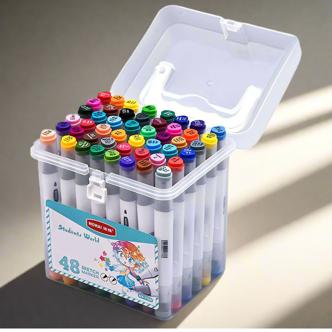 HighlightPro – Double & Colourful – Scentless & Washable School Pens