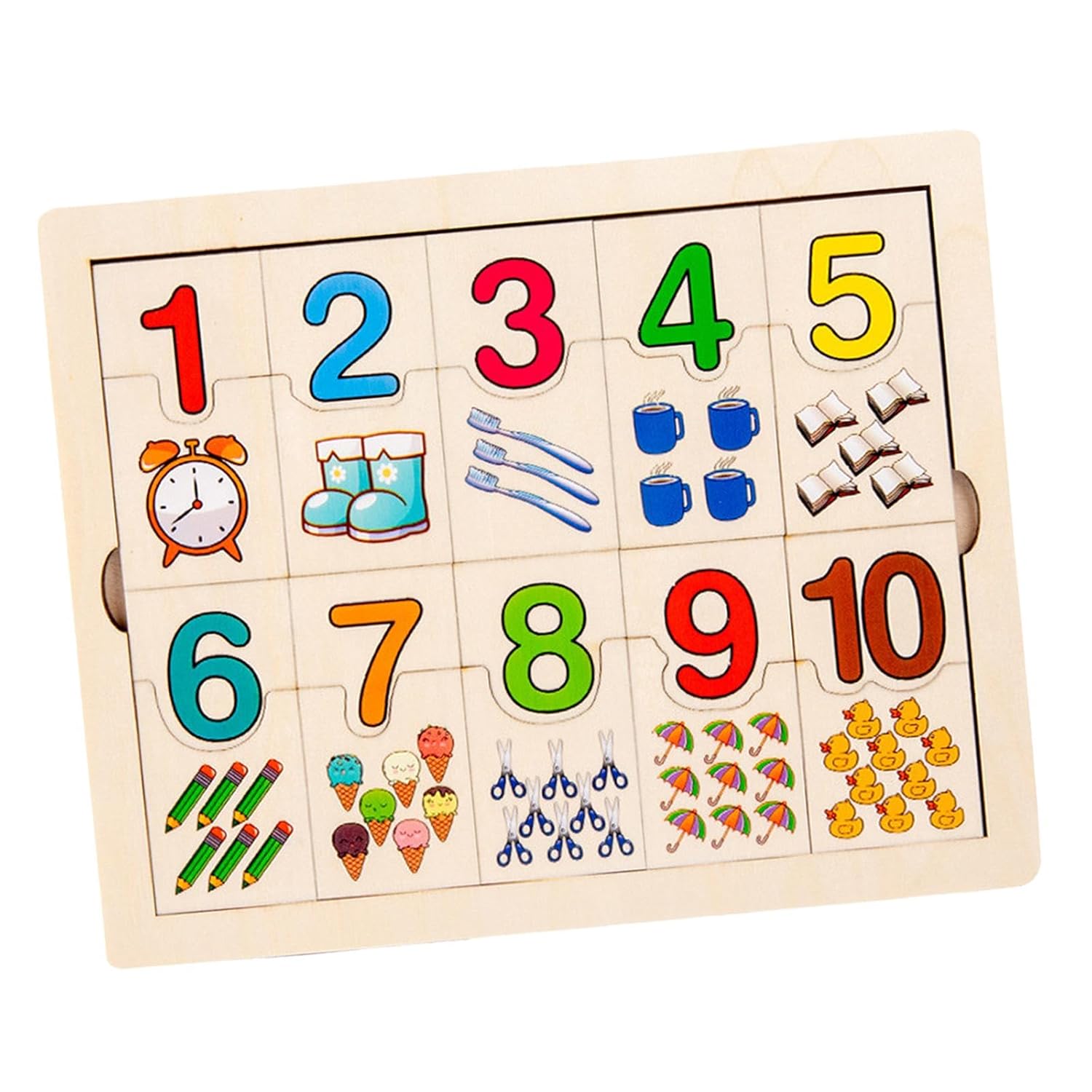 Tableau de puzzle numérique Enakshi® pour enfants garçons | bébés | jouets pour bébés | jouets de développement pour bébés
