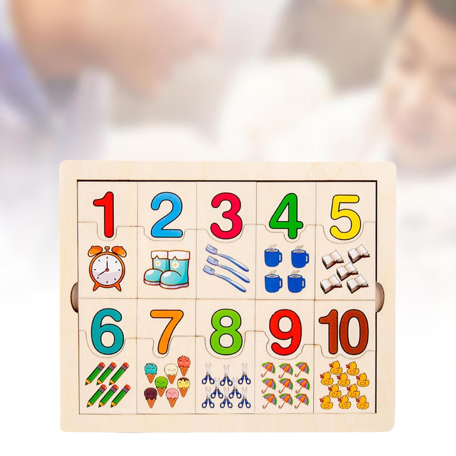 Tableau de puzzle numérique Enakshi® pour enfants garçons | bébés | jouets pour bébés | jouets de développement pour bébés