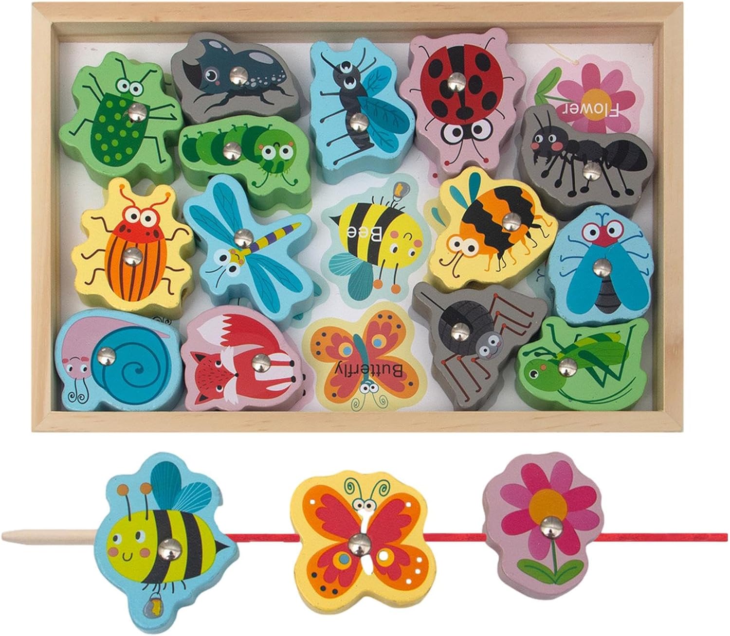Educational Fishing Toys - Safe and Harmless 2-in-1 Magnetic Fishing Games - Fishing Game for Toddlers, Magnetic Fishing Toys, Gift for Kids
