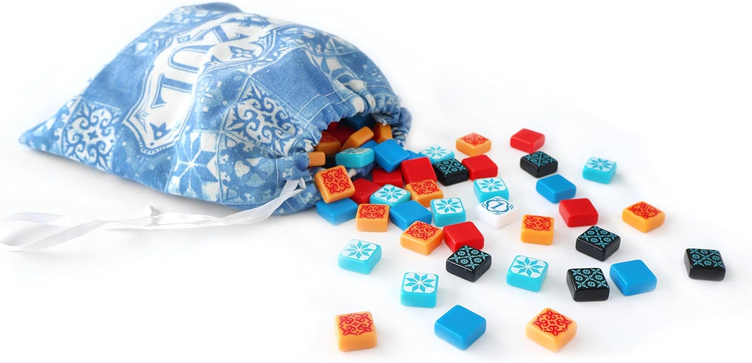 Jeu de société Fidtoy de placement de tuiles pour enfants et familles – Construction de motifs en mosaïque, raisonnement spatial et amusement tactique pour les soirées de jeux en famille