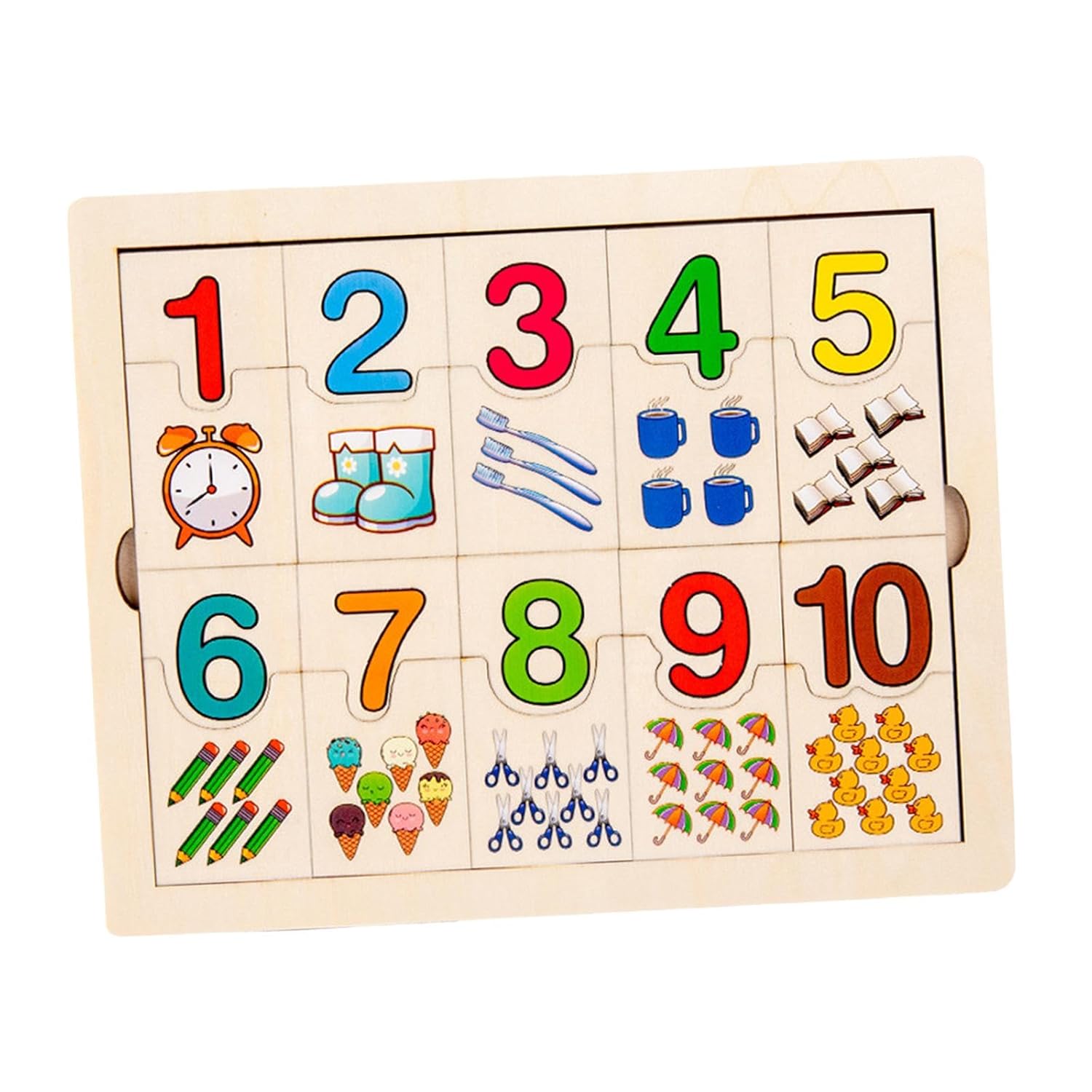 Tableau de puzzle numérique Enakshi® pour enfants garçons | bébés | jouets pour bébés | jouets de développement pour bébés