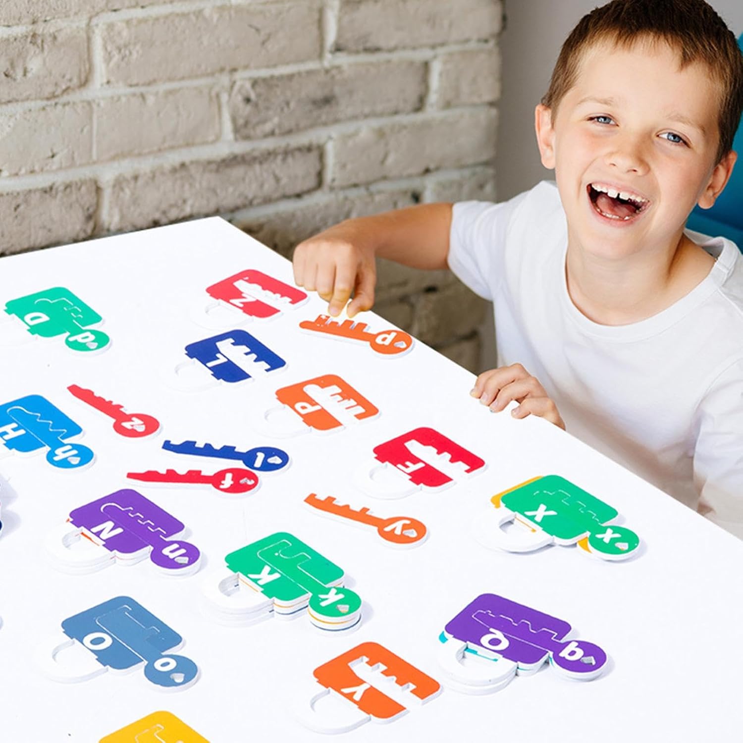 Juguete de combinación de cerraduras de madera Fidtoy, rompecabezas de llaves Montessori, juguete educativo para niños, reconocimiento de colores, aprendizaje de matemáticas, habilidades motoras finas, juego de lógica