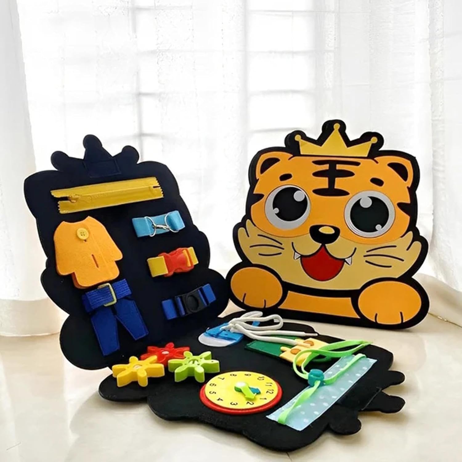 Sensory table for kids - Educational activity sensory table | Learning educational activity board, animal travel toy, fine motor skills development Hondony