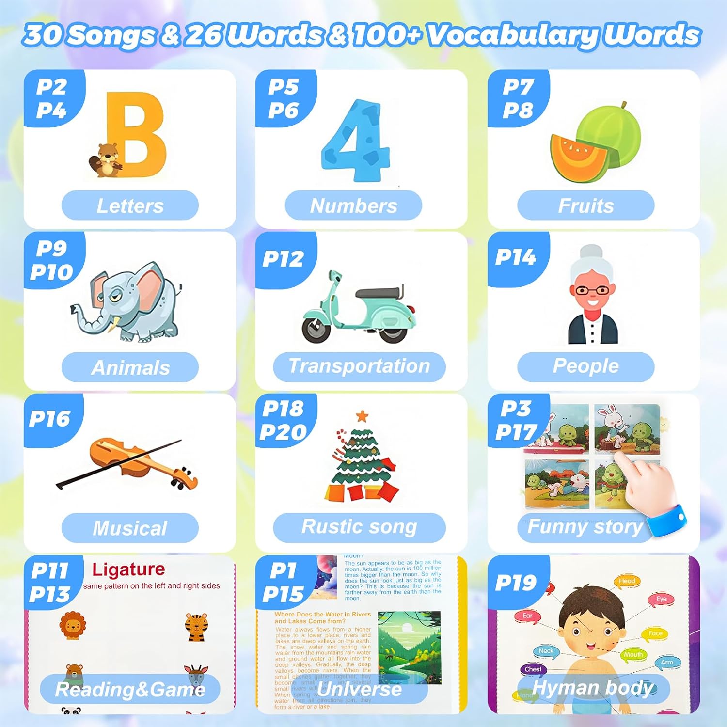 Audiolibro de inglés auditivo para niños - 023