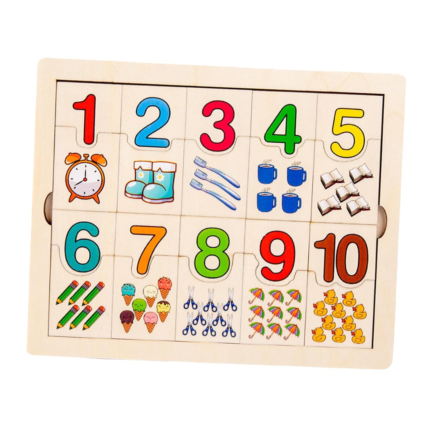 Tableau de puzzle numérique Enakshi® pour enfants garçons | bébés | jouets pour bébés | jouets de développement pour bébés