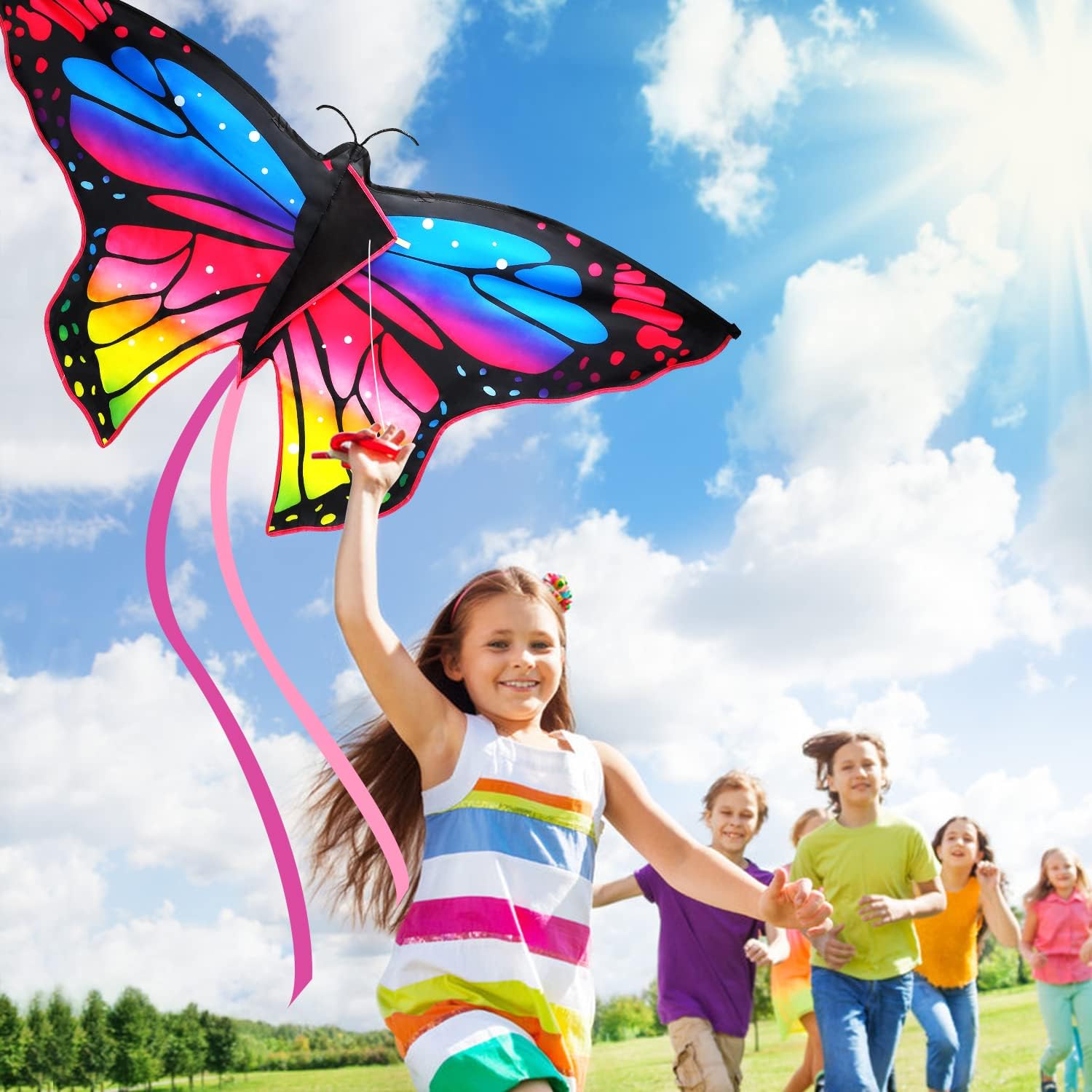 Cerf-volant papillon pour enfants