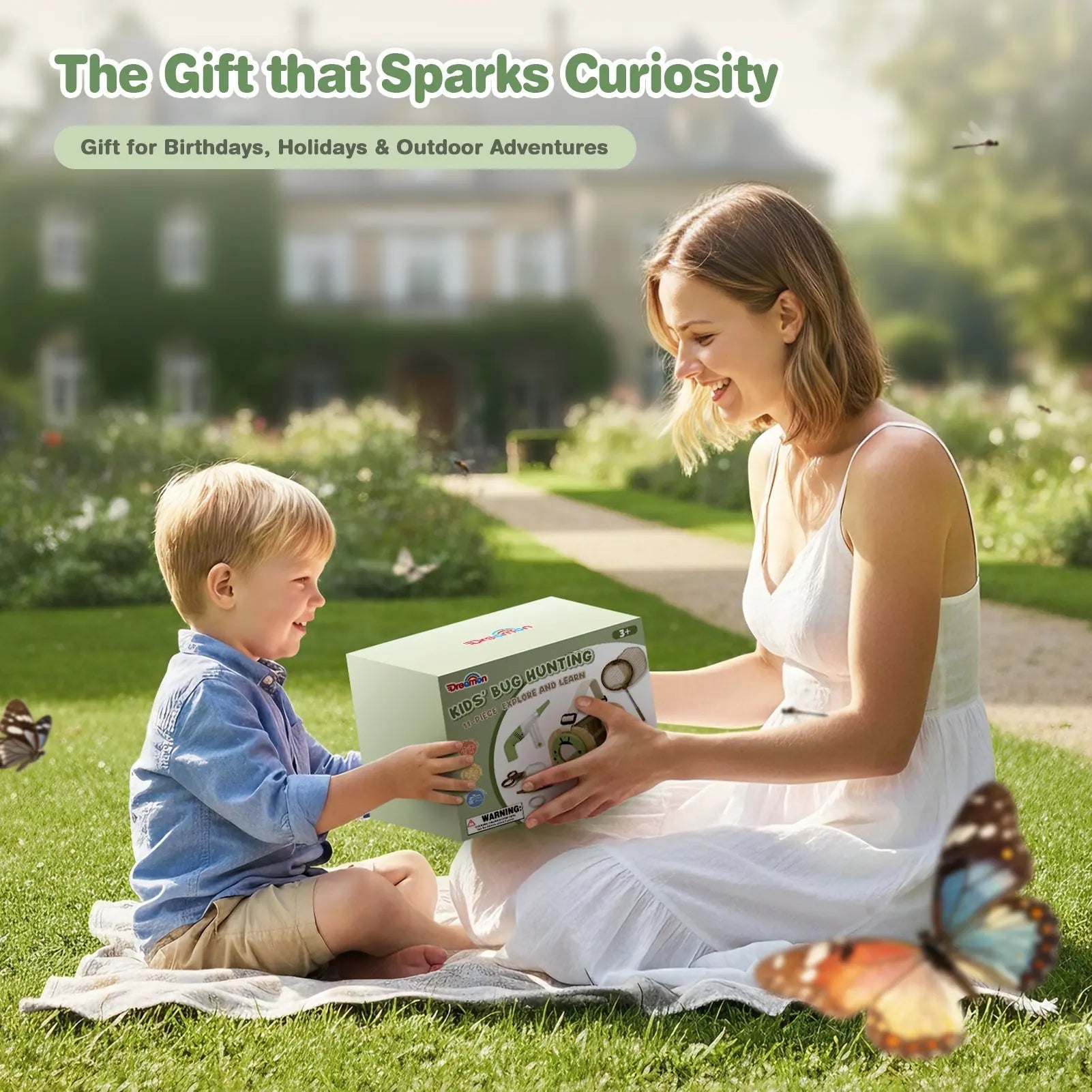 Kit attrape-insectes en bois pour enfants
