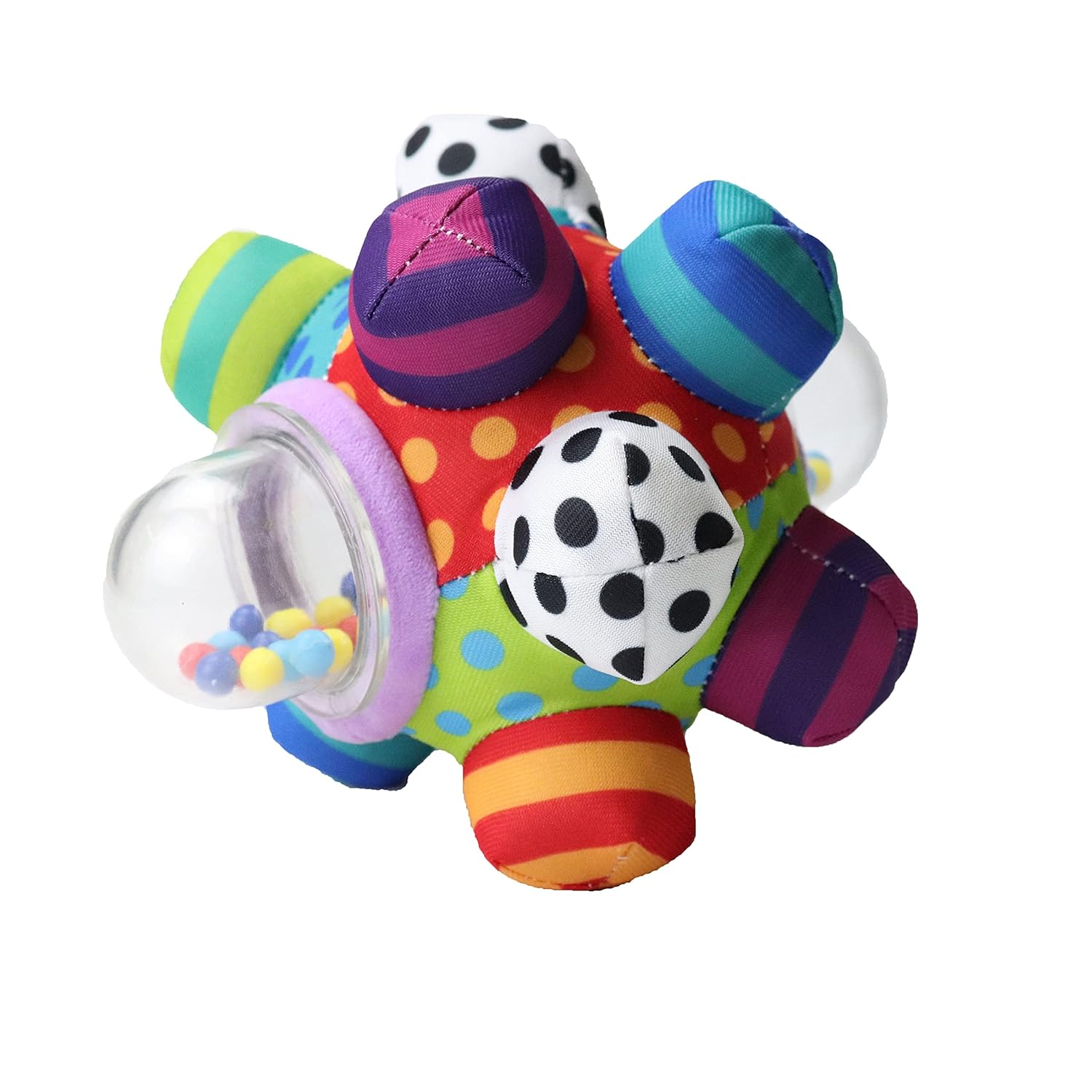Fidtoy Soft Baby Sensory Rattle Ball Fabric Grasping Toy