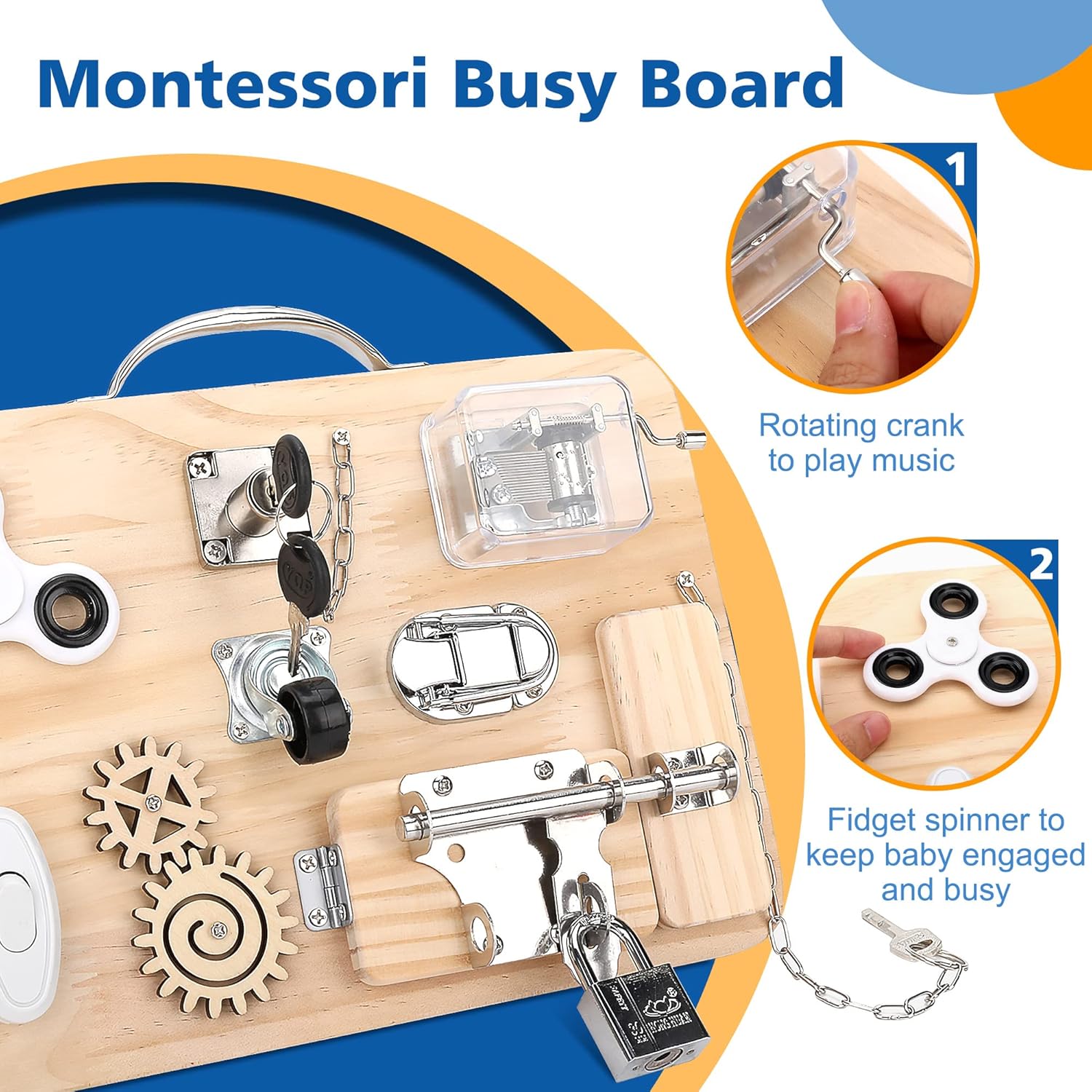 Fidtoy Montessori STEM Learning Board Games for Kids
