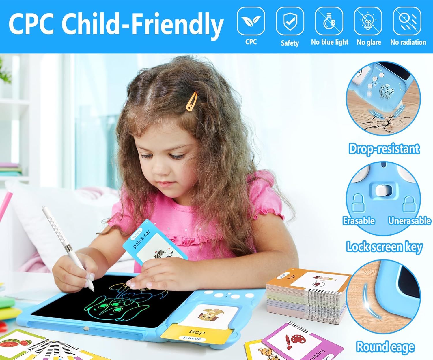 Fidtoy Talking Writing Tablet – Interactive Learning for Toddlers 3+