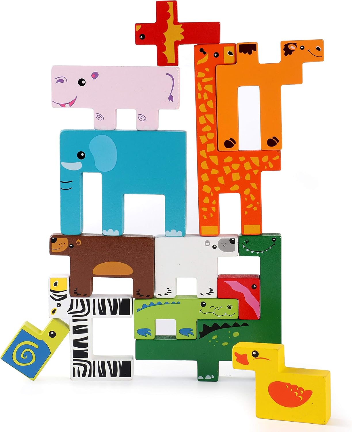 Jeu de société créatif en bois sur le thème des animaux - 298