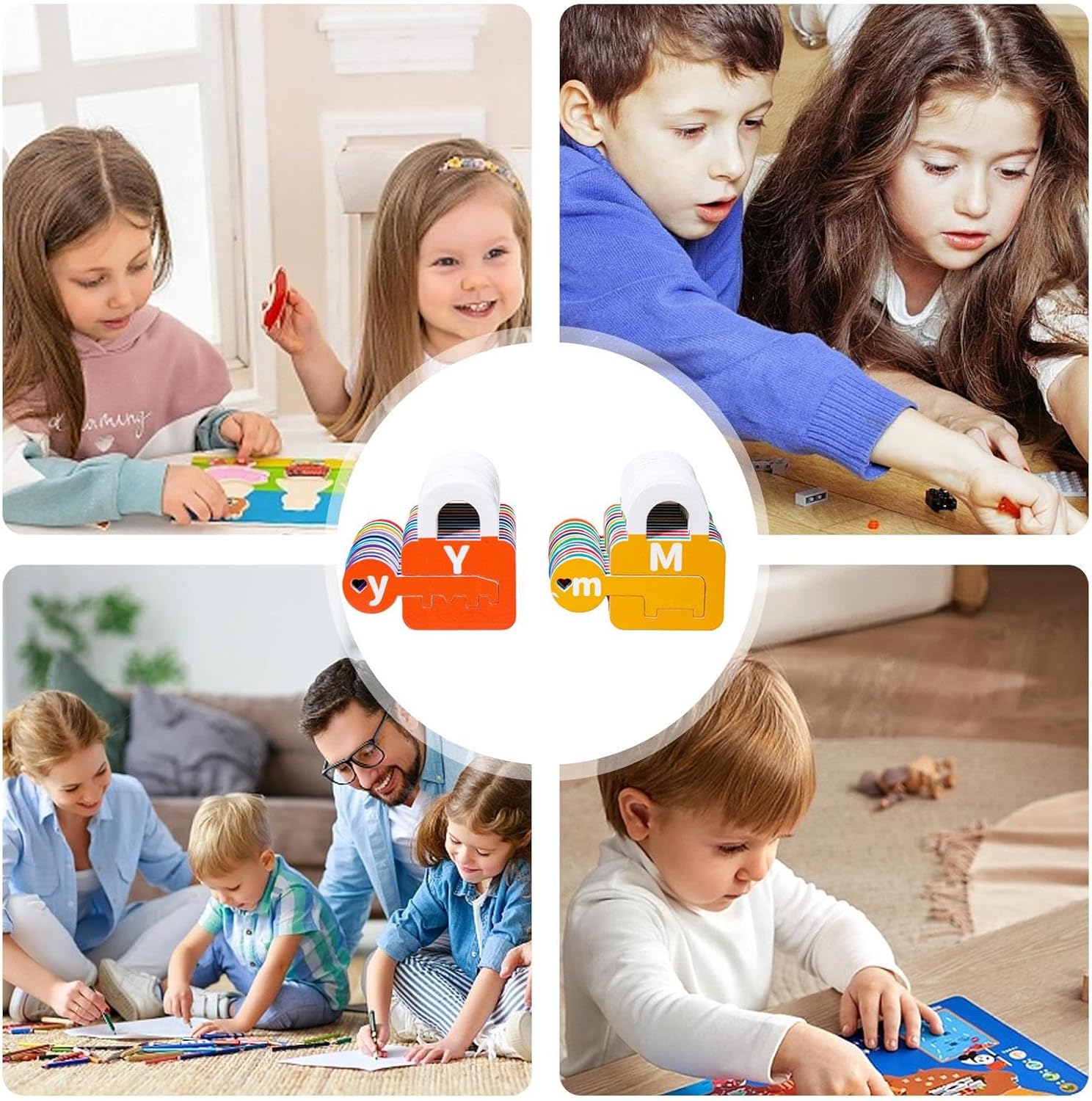 Juguete de combinación de cerraduras de madera Fidtoy, rompecabezas de llaves Montessori, juguete educativo para niños, reconocimiento de colores, aprendizaje de matemáticas, habilidades motoras finas, juego de lógica