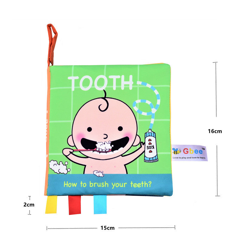 Early Education Cloth Book Label Toy Baby Can Not Tear