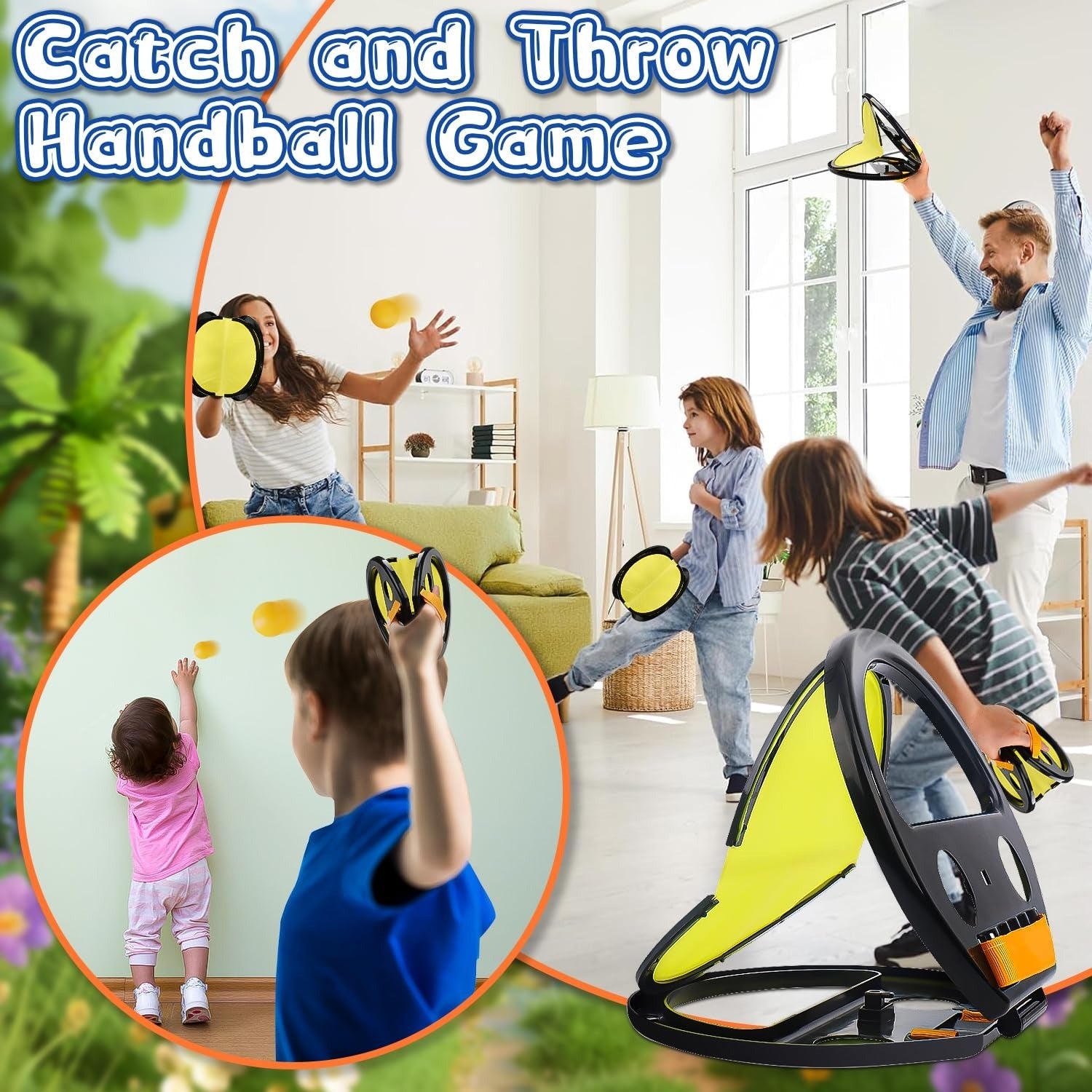 Fidtoy Velcro Toss and Catch Game Set – Outdoor Fun for Kids and Adults