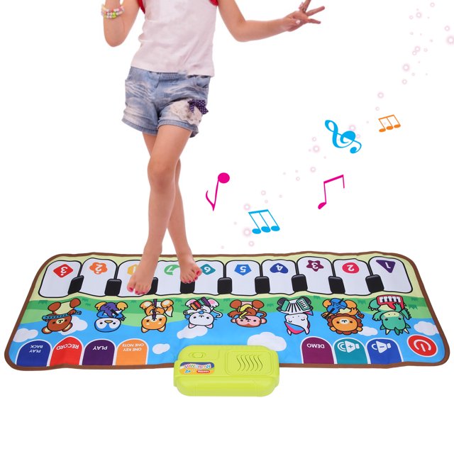 Fidtoy Piano Music Mat – Musical Floor Play Mat for Babies and Kids
