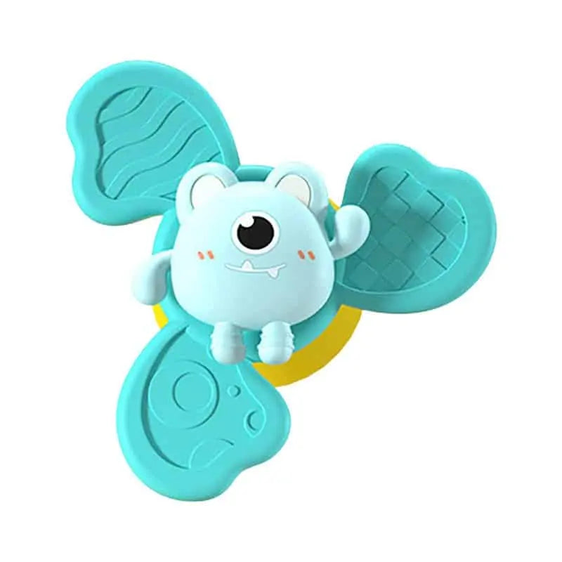 Fidtoy Jouet de bain rotatif pour baignoires – Jouet sensoriel rotatif à ventouse pour tout-petits et bébés