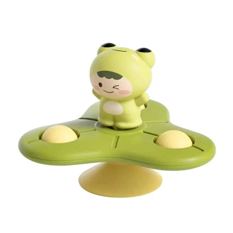 Fidtoy Jouet de bain rotatif pour baignoires – Jouet sensoriel rotatif à ventouse pour tout-petits et bébés