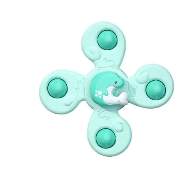 Fidtoy Jouet de bain rotatif pour baignoires – Jouet sensoriel rotatif à ventouse pour tout-petits et bébés