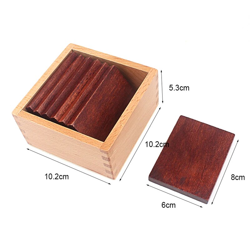Fidtoy Baric Tablets Montessori Sensorial Wooden Toy