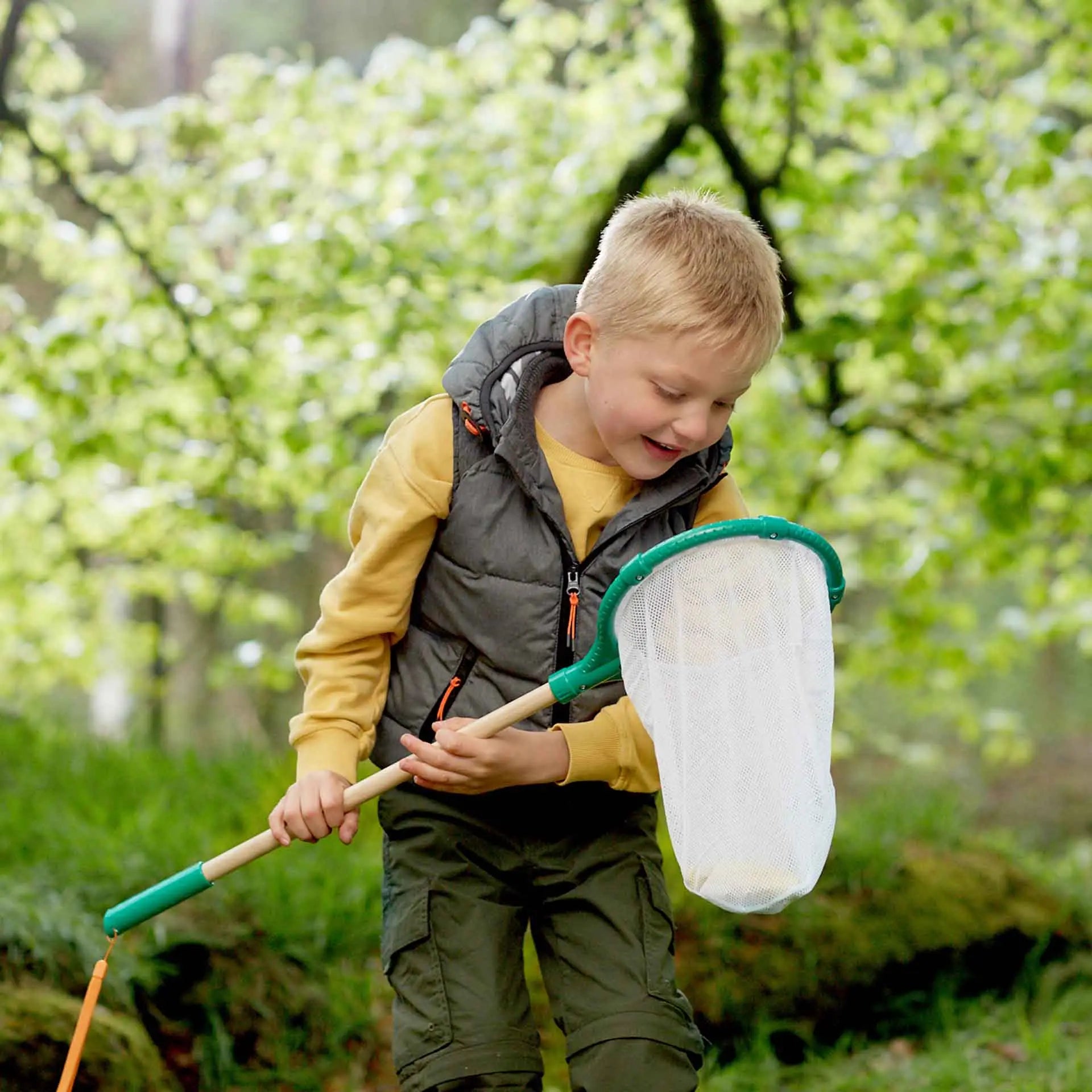 Filet à papillons Fidtoy pour enfants, jouet d'exploration en plein air, outil d'apprentissage de la nature