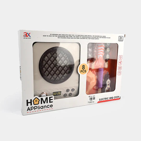 Juego de horno de barbacoa Fidtoy Mini con luces y 8 piezas