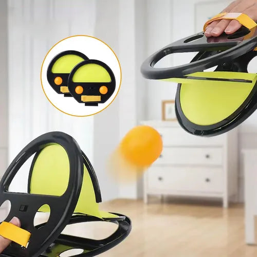 Ensemble de jeu de lancer et d'attraper Fidtoy Velcro – Amusements de plein air pour enfants et adultes