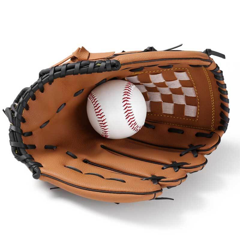Gant de baseball Fidtoy pour enfants et adultes – Gant d'avant-champ réglable en cuir synthétique pour le baseball, le softball, le tee-ball
