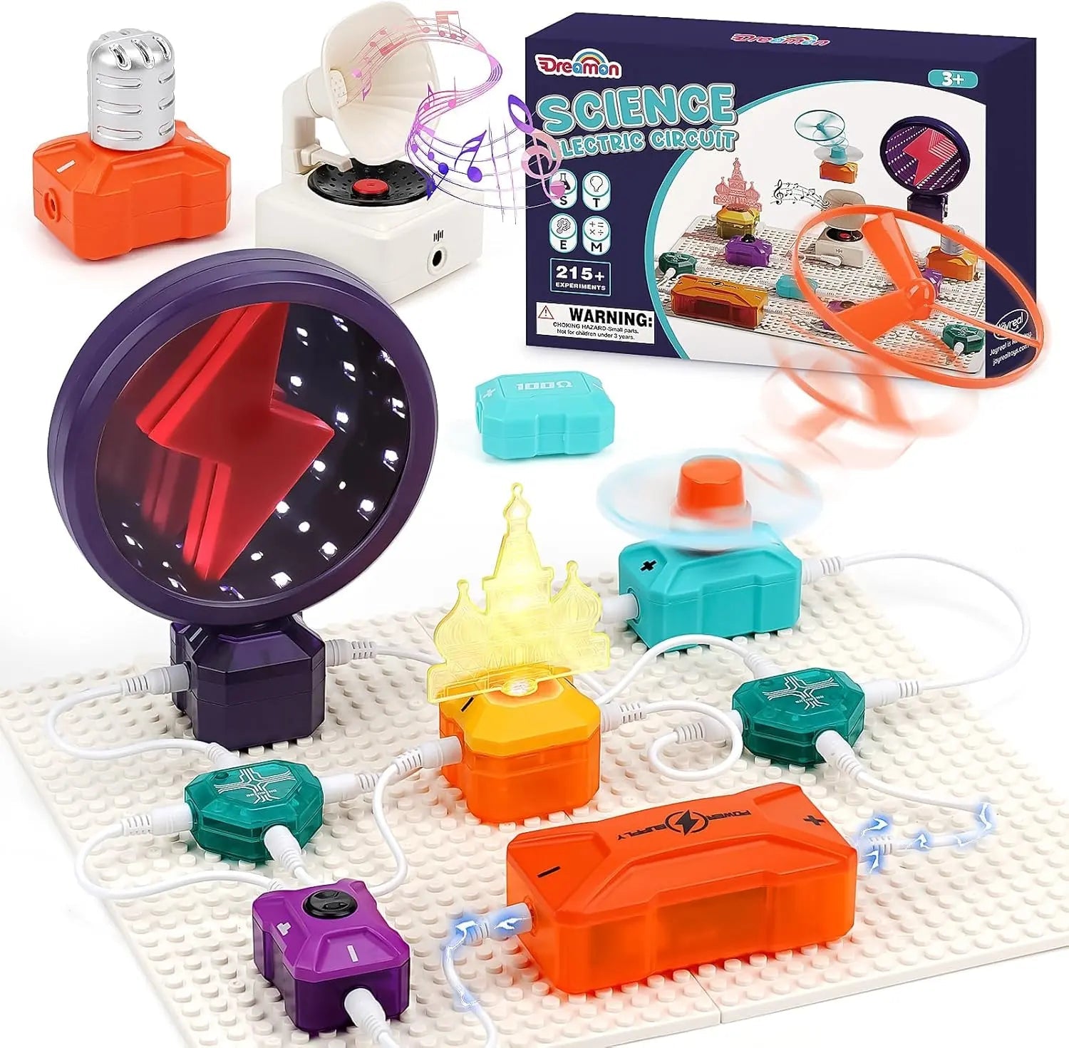 Kit STEM de circuitos eléctricos con más de 215 experimentos para niños