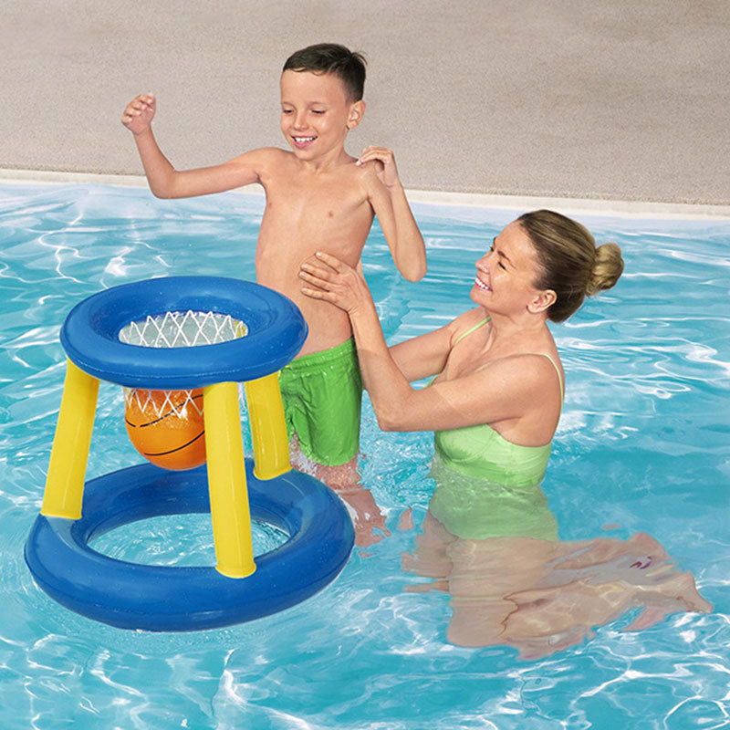 Juguetes inflables interactivos de baloncesto de agua para el verano