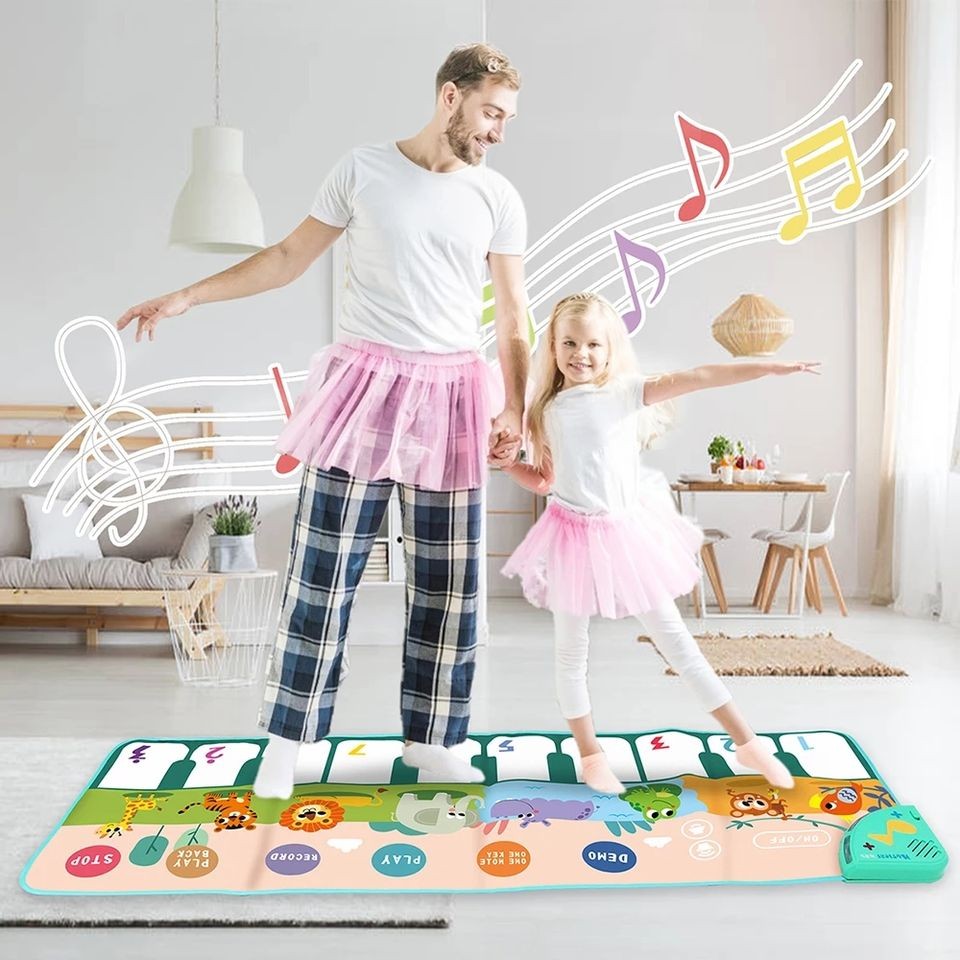 Fidtoy Musical Piano Mat for Toddlers – Interactive Learning and Dance Floor Toy