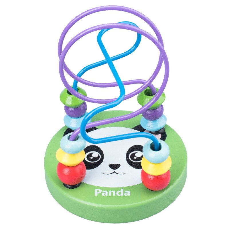 Fidtoy Perles à Enfiler en Bois pour Tout-Petits | Jouet d'Apprentissage Montessori pour la Motricité Fine