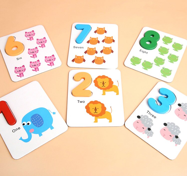 Wooden Number Counting Sticks Maths and Number Activity
