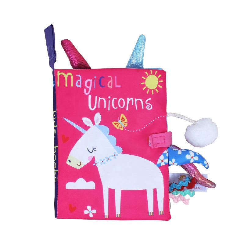 Libro de tela Montessori para bebé
