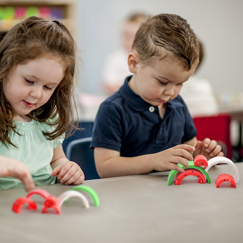 Small Silicone Stacking Watermelon
