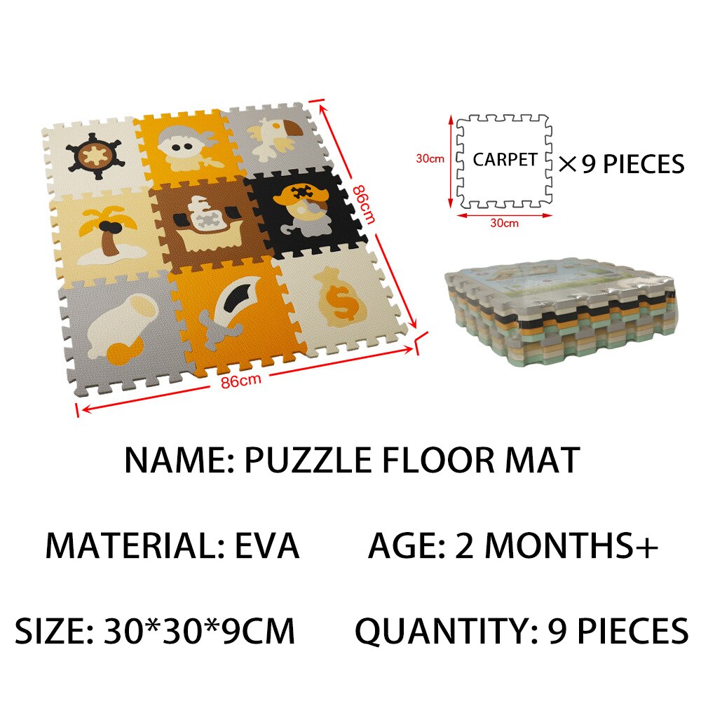 Foam Animal Puzzle Learning Floor Mat