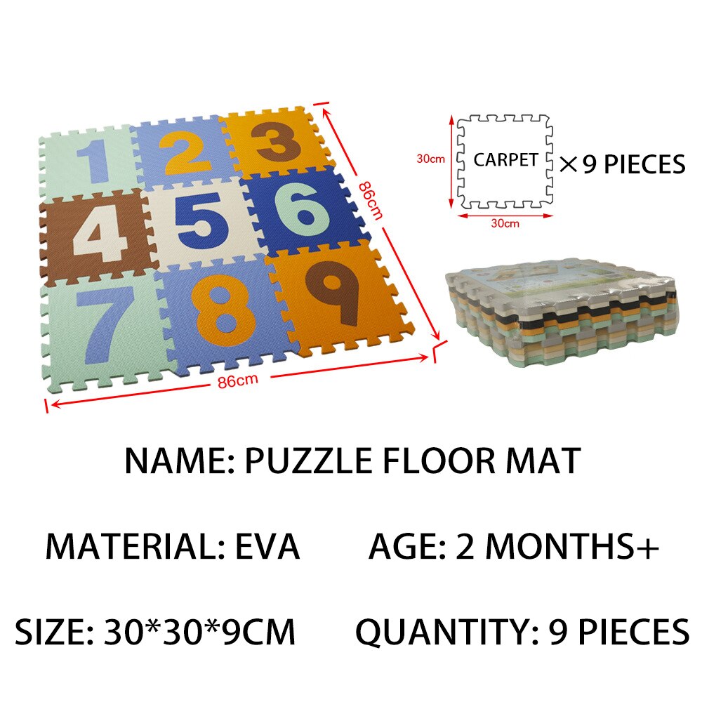 Foam Animal Puzzle Learning Floor Mat