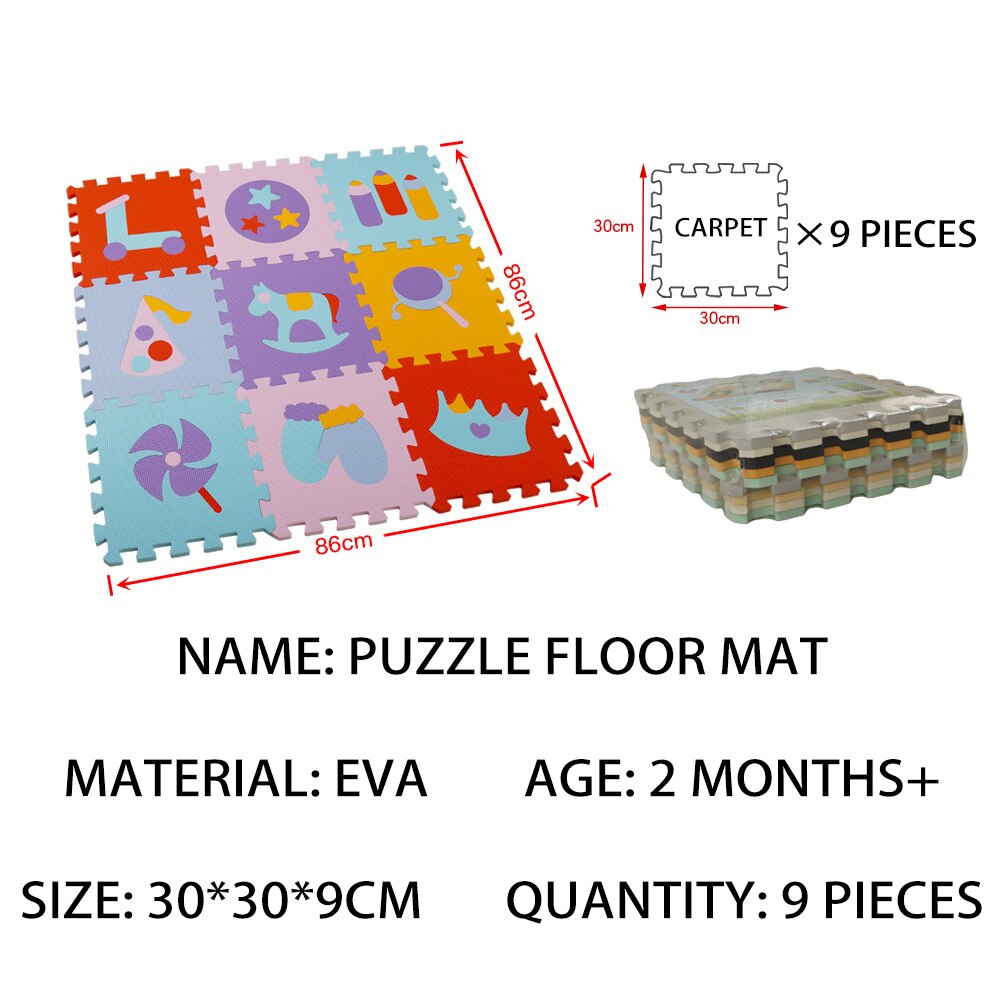 Foam Animal Puzzle Learning Floor Mat