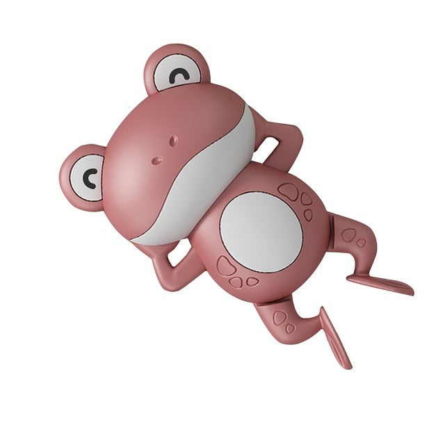 Fidtoy Jouets de Bain Grenouille à Remonter pour Tout-petits – Jouets Aquatiques Grenouille Flottante Lot de 3