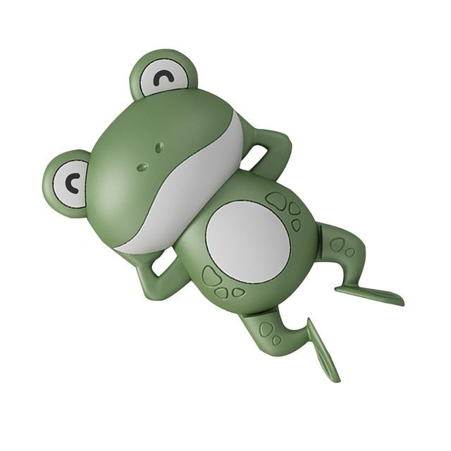 Fidtoy Jouets de Bain Grenouille à Remonter pour Tout-petits – Jouets Aquatiques Grenouille Flottante Lot de 3