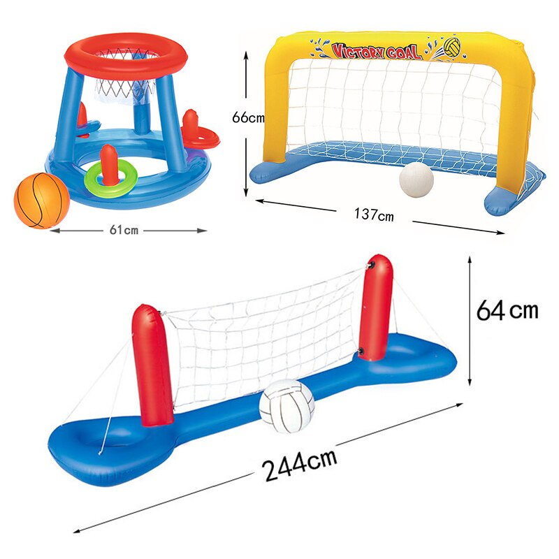 Juguetes inflables interactivos de baloncesto de agua para el verano