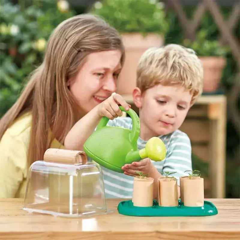 Fidtoy Kids DIY Greenhouse Plant Growing Science Kit
