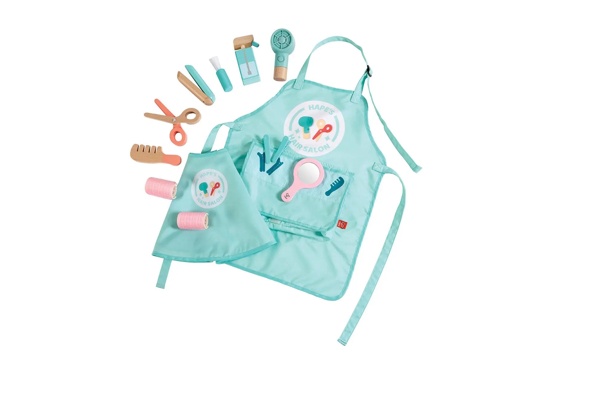 Fidtoy Pretend Play Hair Salon Styling Set with Hairdryer Tools