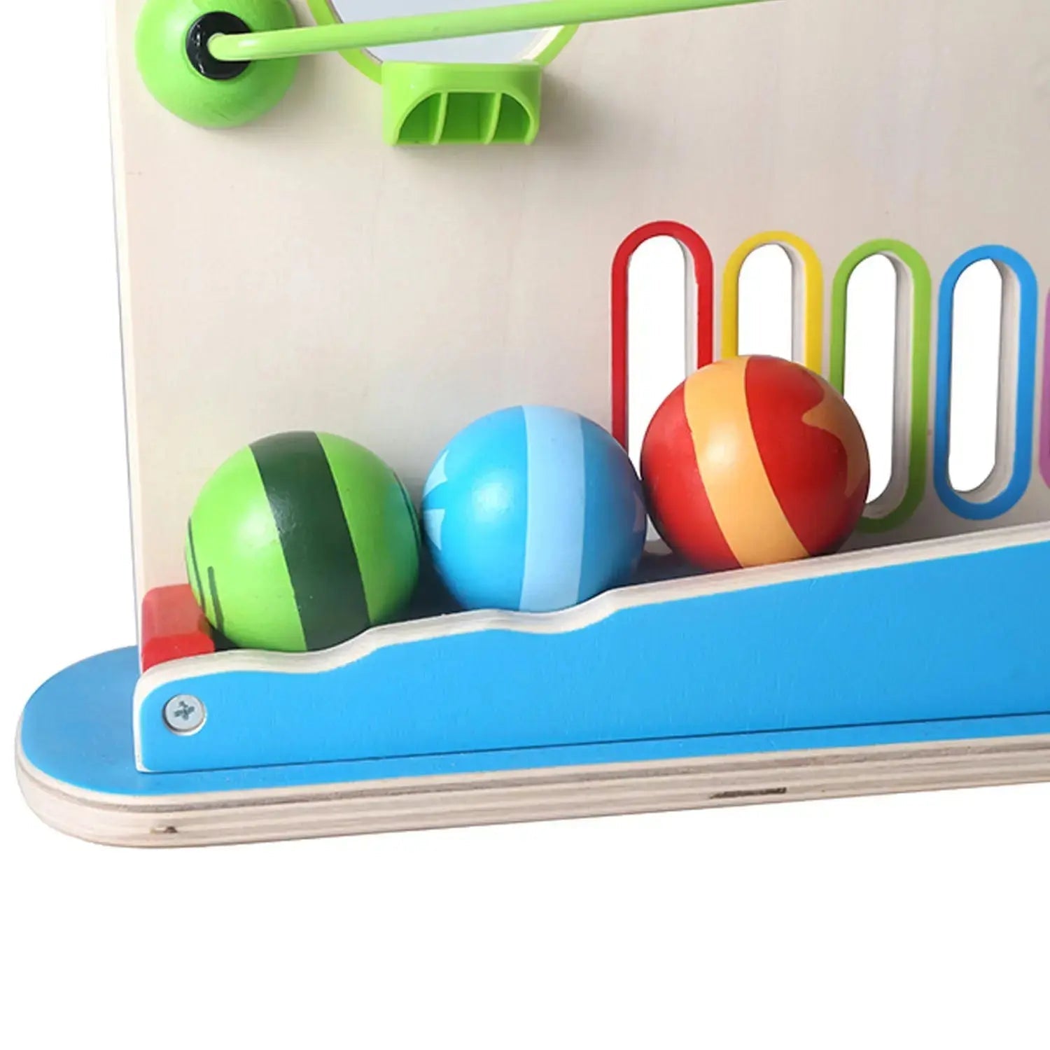 Fidtoy Pista de Bolas de Madera para Niños Pequeños de 12 meses en adelante